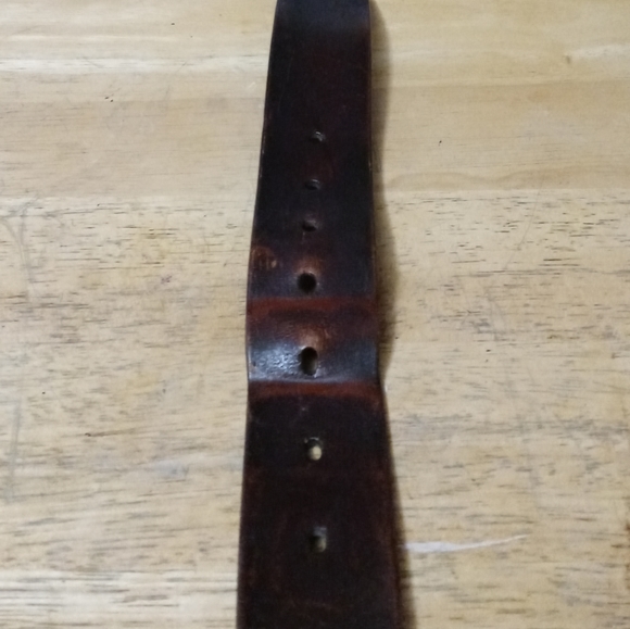 🐎Abercrombie New York Vintage Belt🚂 Size Fits 32"-38" Men,Authentic Leather. - Picture 4 of 10